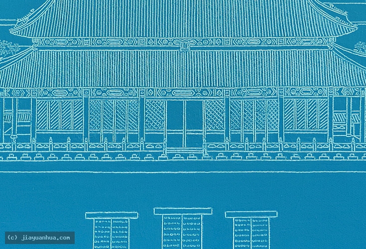 Artist JiaYuanhua, Artist Yuan hua Jia, Artist Yuanhua Jia, JiaYuanhua artworks, China contemporary art, original artworks, original paintings, oil paintings, acrylic paintings, pandas artworks : Night of the Forbidden City