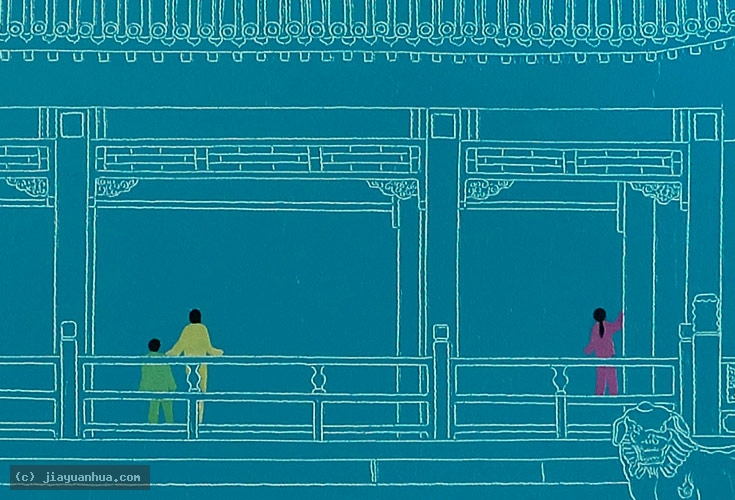 Artist JiaYuanhua, Artist Yuan hua Jia, Artist Yuanhua Jia, JiaYuanhua artworks, China contemporary art, original artworks, original paintings, oil paintings, acrylic paintings, pandas artworks : Breeze of Summer