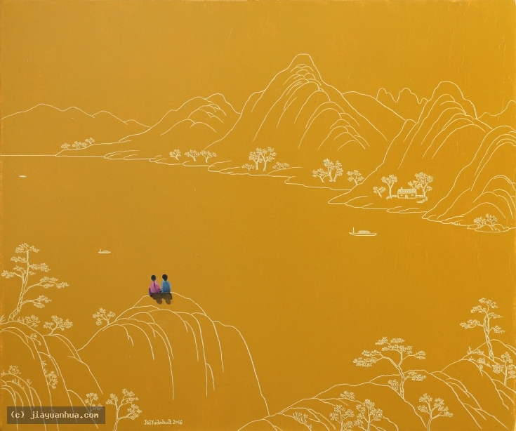 Artist JiaYuanhua, Artist Yuan hua Jia, Artist Yuanhua Jia, JiaYuanhua artworks, China contemporary art, original artworks, original paintings, oil paintings, acrylic paintings, pandas artworks